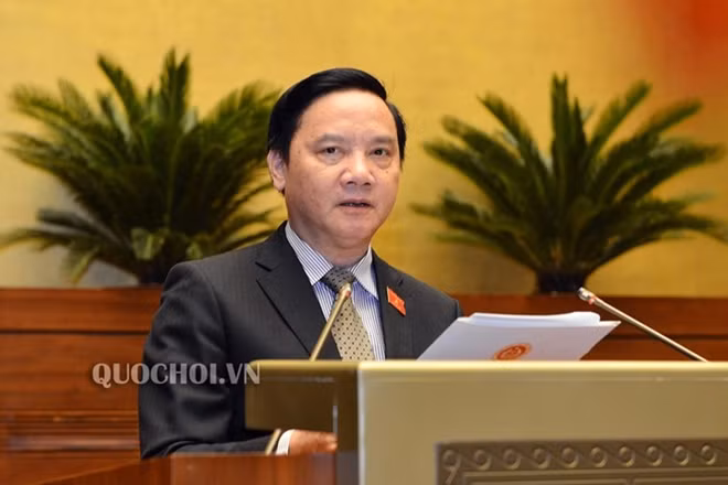 Chủ nhiệm Ủy ban Pháp luật của Quốc hội Nguyễn Khắc Định.