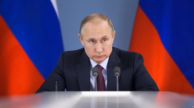 Tổng thống Nga Vladimir Putin. Ảnh: AP