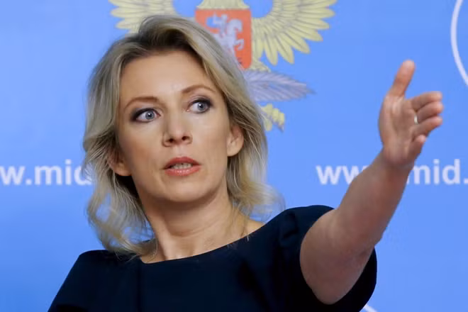 Phát ngôn viên Bộ Ngoại giao Nga Maria Zakharova. Ảnh: ITN