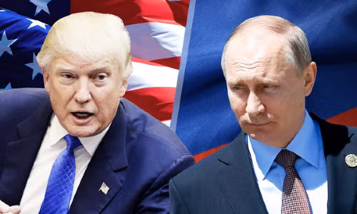 Tổng thống Mỹ Donald Trump và người đồng cấp Nga Vladimir Putin.