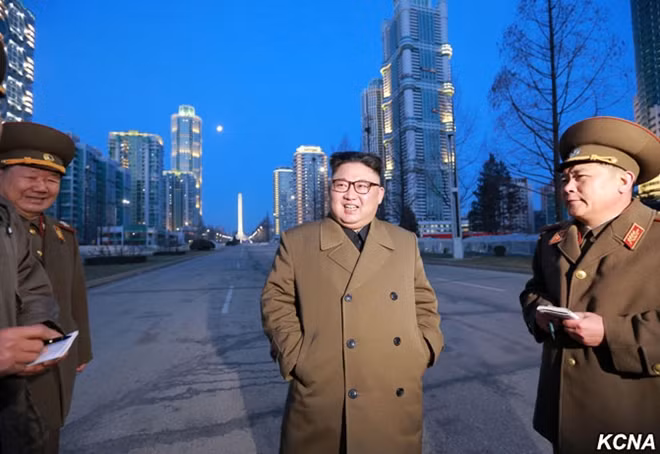 Nhà lãnh đạo CHDCND Triều Tiên Kim Jong Un. Ảnh: KCNA