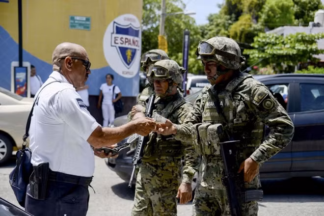 Binh sĩ quân đội Mexico. Ảnh: ITN