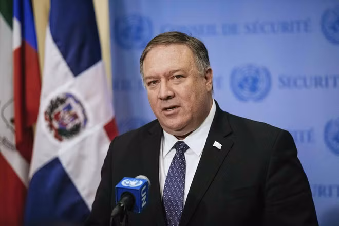 Ngoại trưởng Mỹ Mike Pompeo. Ảnh: EPA
