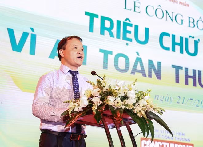 Thứ trưởng Bộ Công thương Đỗ Thắng Hải phát biểu tại buổi lễ.