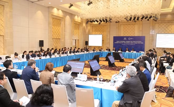 Các đại biểu trong ngày làm việc thứ 11 tại Hội nghị lần thứ nhất các quan chức cao cấp APEC. Ảnh: VGP