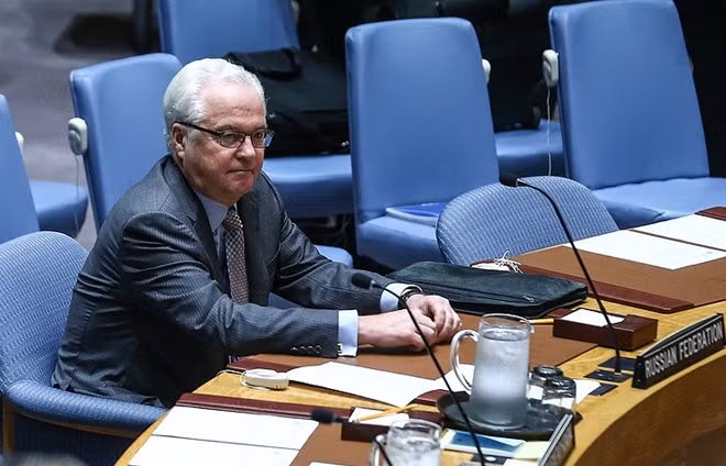 Đại sứ Nga tại LHQ Vitaly Churkin. Ảnh: TASS
