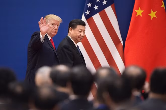 Tổng thống Mỹ Trump và Chủ tịch Trung Quốc Tập Cận Bình. Ảnh: Reuters Tổng thống Mỹ Trump và Chủ tịch Trung Quốc Tập Cận Bình. Ảnh: Reuters