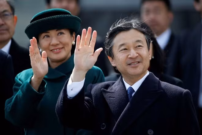 Nhà vua Naruhito và Hoàng hậu Masako của Nhật Bản. Ảnh: BBC
