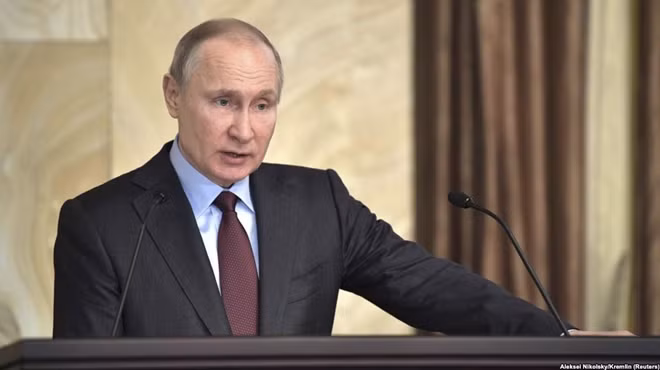 Tổng thống Nga Vladimir Putin. Ảnh: Reuters