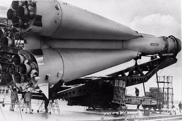 Tàu Phương Đông 1- con tàu đưa Gagarin vào không gian. Ảnh: ITN