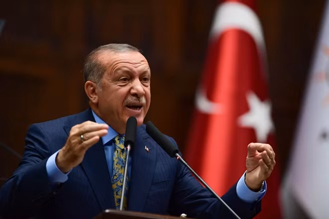 Tổng thống Thổ Nhĩ Kỳ Tayyip Erdogan. Ảnh: Anadolu