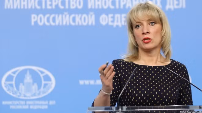 Phát ngôn viên Bộ Ngoại giao Maria Zakharova, Ảnh: TASS