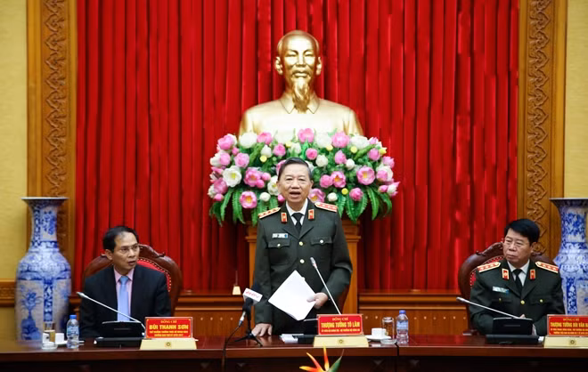 Bộ trưởng Tô Lâm phát biểu chỉ đạo tại Lễ tổng kết.