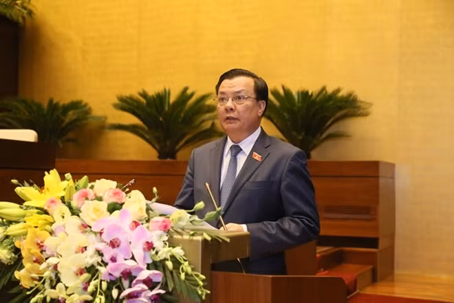 Bộ trưởng Bộ Tài chính Đinh Tiến Dũng.