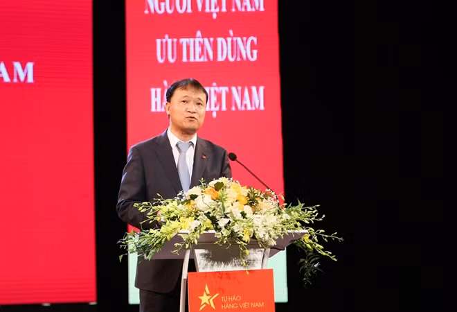 Thứ trưởng Bộ Công thương Đỗ Thắng Hải phát biểu khai mạc chương trình.