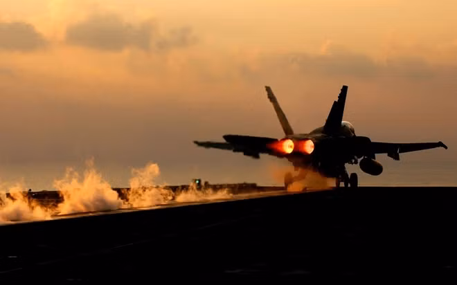Một chiếc F-18 của Quân đội Mỹ. Ảnh: Wiki