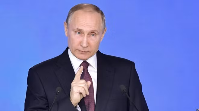 Tổng thống Nga Vladimir Putin. Ảnh: AP
