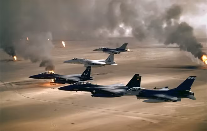 Mỹ và đồng minh đã tiến hành nhiều cuộc không kích tại Syria. Ảnh: RET