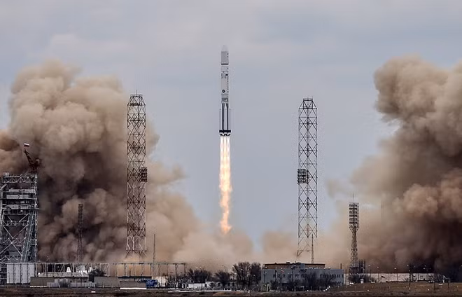 Vụ phóng tên lửa sáng ngày 8-6 của Nga. Ảnh: Sputnik
