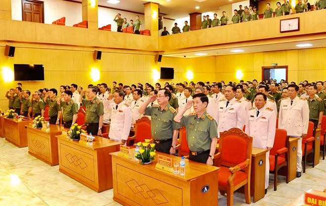 Đại tướng Tô Lâm cùng các đại biểu dự buổi Lễ.