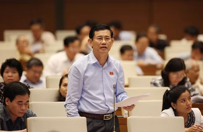 Đại biểu Nguyễn Ngọc Phương đoàn Quảng Bình. Ảnh: quochoi.vn