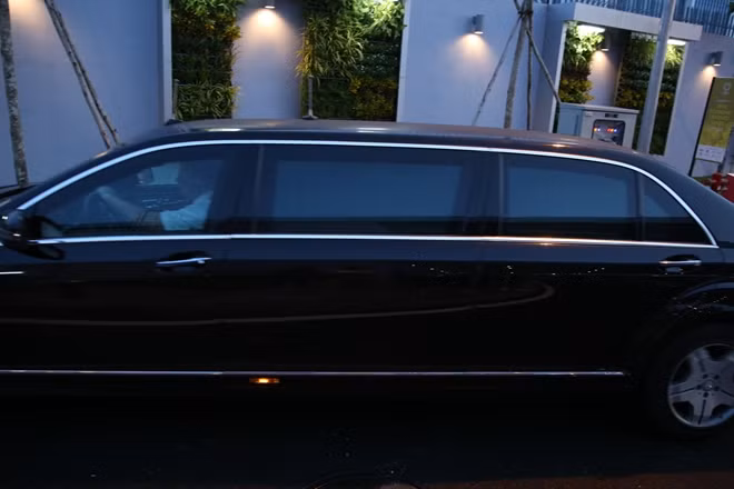 Chiếc S-600 của Tổng thống Putin khá dài, đảm bảo cho ông ngồi thoải mái trong mỗi chuyến đi.