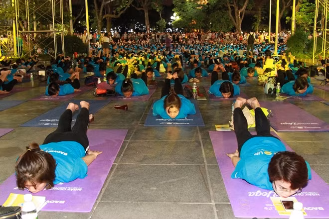 Những người tham gia chương trình tối 17-6 hi vọng buổi đồng diễn sẽ lan tỏa một tinh thần tích cực và giới thiệu rộng rãi hơn bộ môn hữu ích này đến toàn thể người dân Việt Nam.