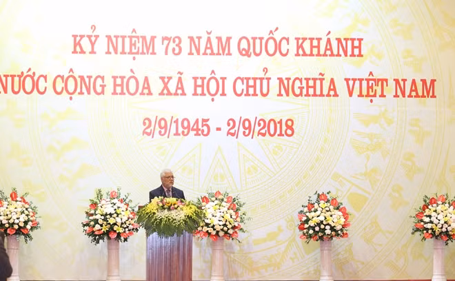 Ông Jorge Rondon Uzcategui, Đại sứ Venezuela, Trưởng Đoàn Ngoại giao tại Hà Nội phát biểu tại sự kiện.