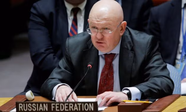 Đại sứ Nga tại Liên Hợp Quốc Vasily Nebenzia. Ảnh: ITN