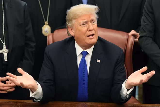 Tổng thống Mỹ Donald Trump. Ảnh: ITN