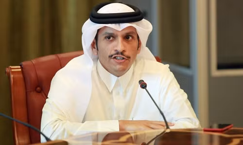 Ngoại trưởng Qatar Mohammed bin Abdulrahman al-Thani. Ảnh: Reuters.