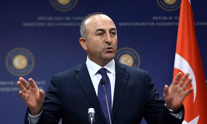 Ngoại trưởng Thổ Nhĩ Kỳ Mevlut Cavusoglu. Ảnh: Anadolu