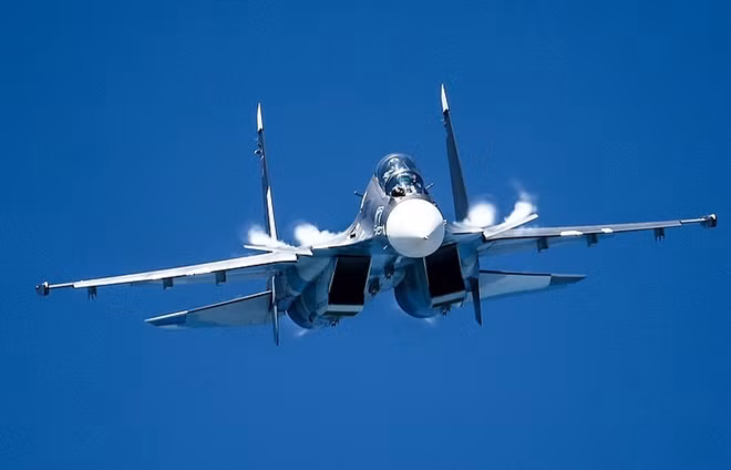 Một chiếc Su-30SM của quân đội Nga. Ảnh: TASS