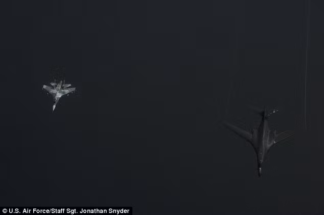 Máy bay Mỹ đang tham gia cuộc tập trận gần biên giới Nga với các đối tác NATO. Ảnh: US Air Force Máy bay Mỹ đang tham gia cuộc tập trận gần biên giới Nga với các đối tác NATO. Ảnh: US Air Force