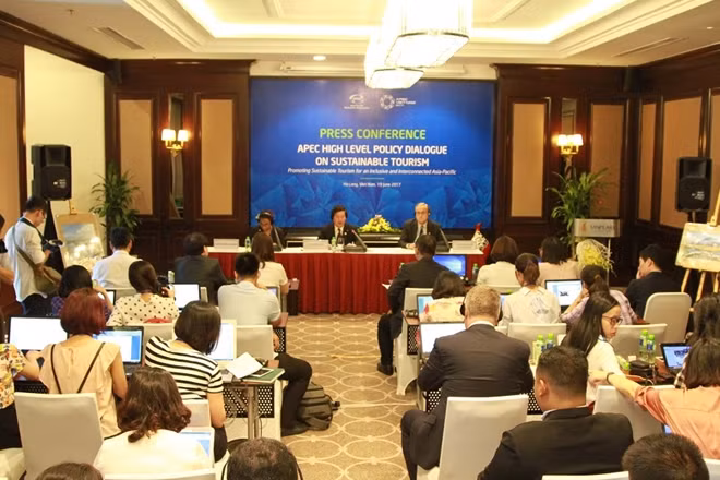 Tại buổi họp bảo kết thúc Đối thoại Chính sách cao cấp về du lịch bền vững APEC.