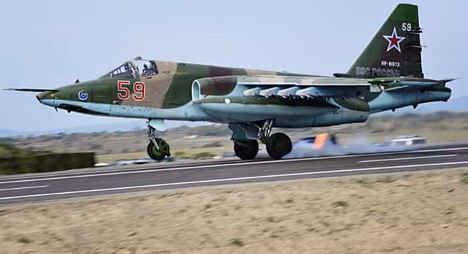 Một chiếc Su-25 của quân đội Nga. Ảnh: Sputnik