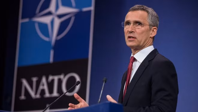 Tổng thư ký NATO Jens Stoltenberg. Ảnh: ITN