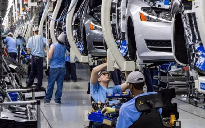 Xe hơi Mỹ sẽ bị áp mức thuế mới khi nhập khẩu vào Trung Quốc. Ảnh: Reuters