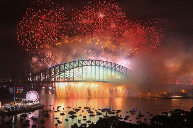 Người dân Sydney đã được chiêu đãi một bữa tiệc ánh sáng thực thụ.