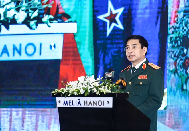 Thượng tướng Phan Văn Giang phát biểu tại lễ khai mạc PAMS-42.