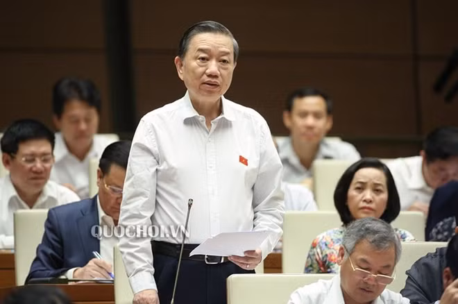 Bộ trưởng Bộ Công an Tô Lâm.