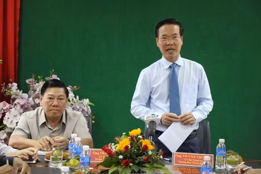 Thường trực Ban Bí thư Võ Văn Thưởng tặng quà Tết tại Quảng Ngãi ảnh 4