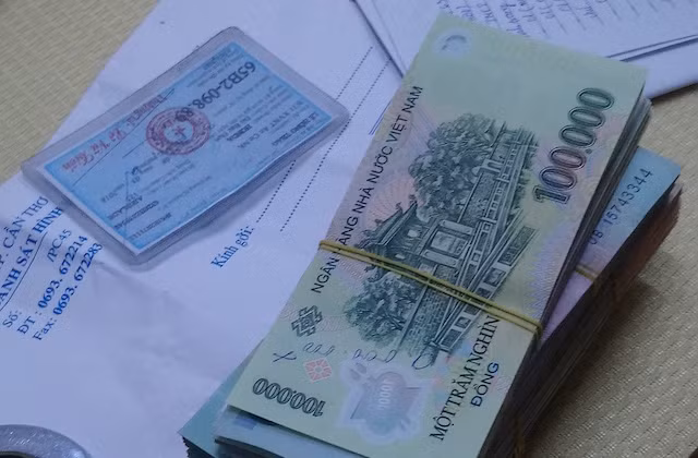 Thảo cùng tang vật.