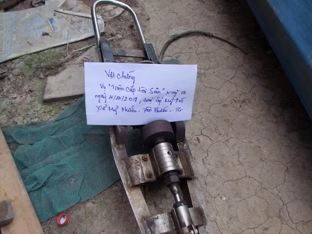 Tang vật được cơ quan điều tra thu giữ.