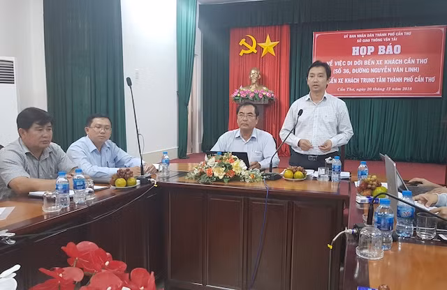 Ông Lê Tiến Dũng, Phó giám đốc phụ trách Sở GTVT TP Cần Thơ.