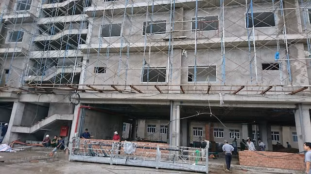 Hiện trường vụ tai nạn.