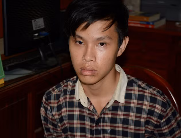 Kiệt bị bắt giữ trong đêm gây án. Kiệt bị bắt giữ trong đêm gây án.