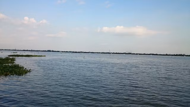 Khu vực nơi phát hiện thi thể nạn nhân.