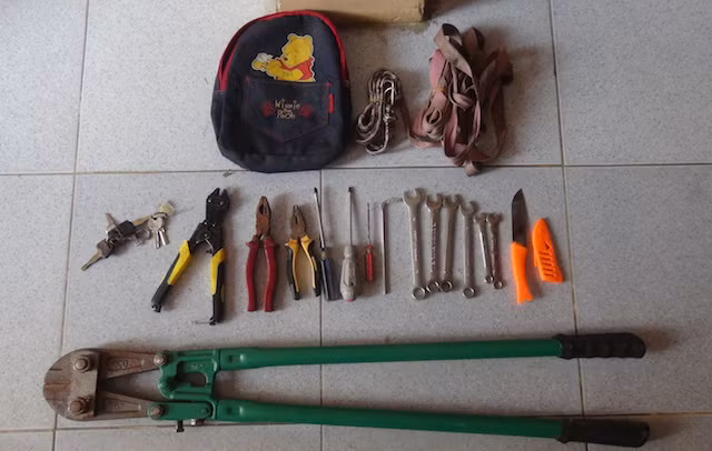 Tang vật vụ án.
