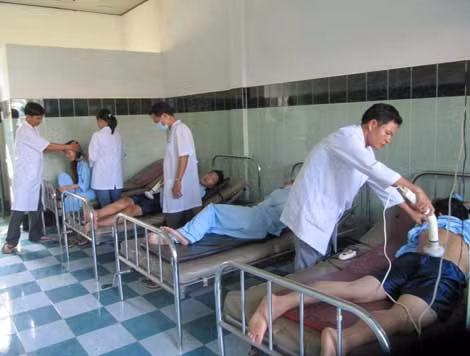 Một trung tâm cai nghiện tại TP HCM.